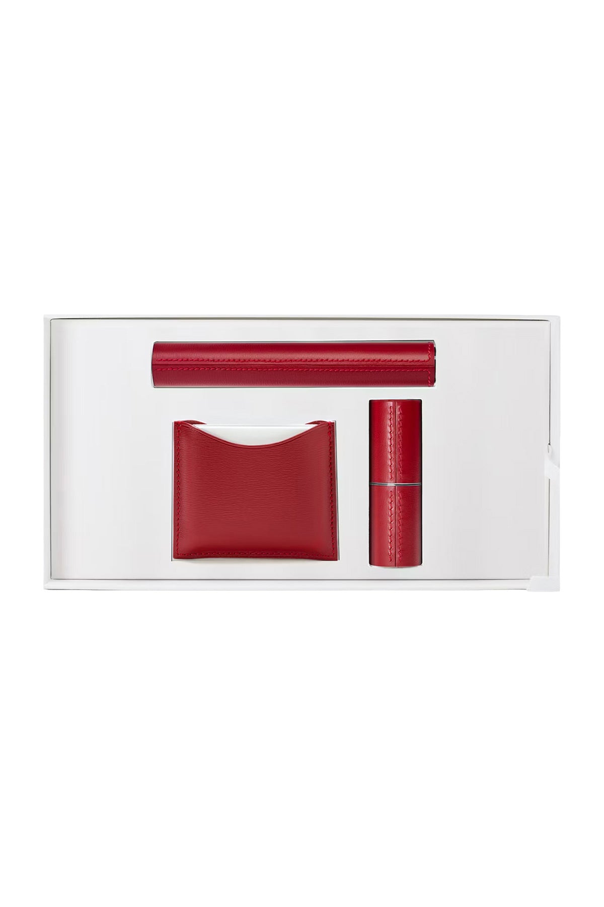 La Bouche Rouge - The Red Routine in Red Fine Leather