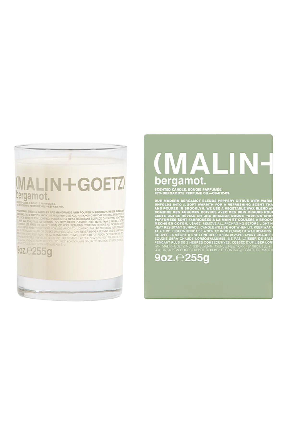 Malin+Goetz - Bergamot Candle 255 g