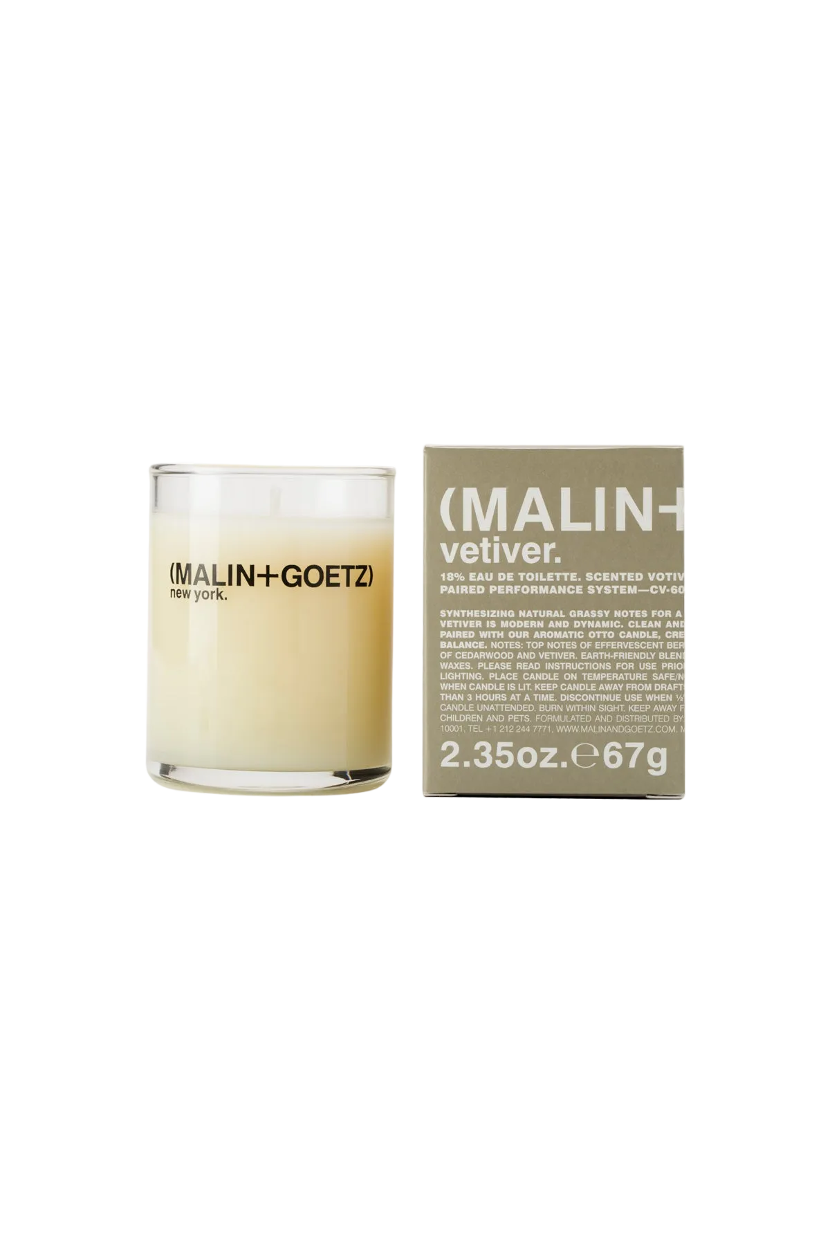 Malin+Goetz – Vetiver Votive Candle 2.35 oz / 67 g