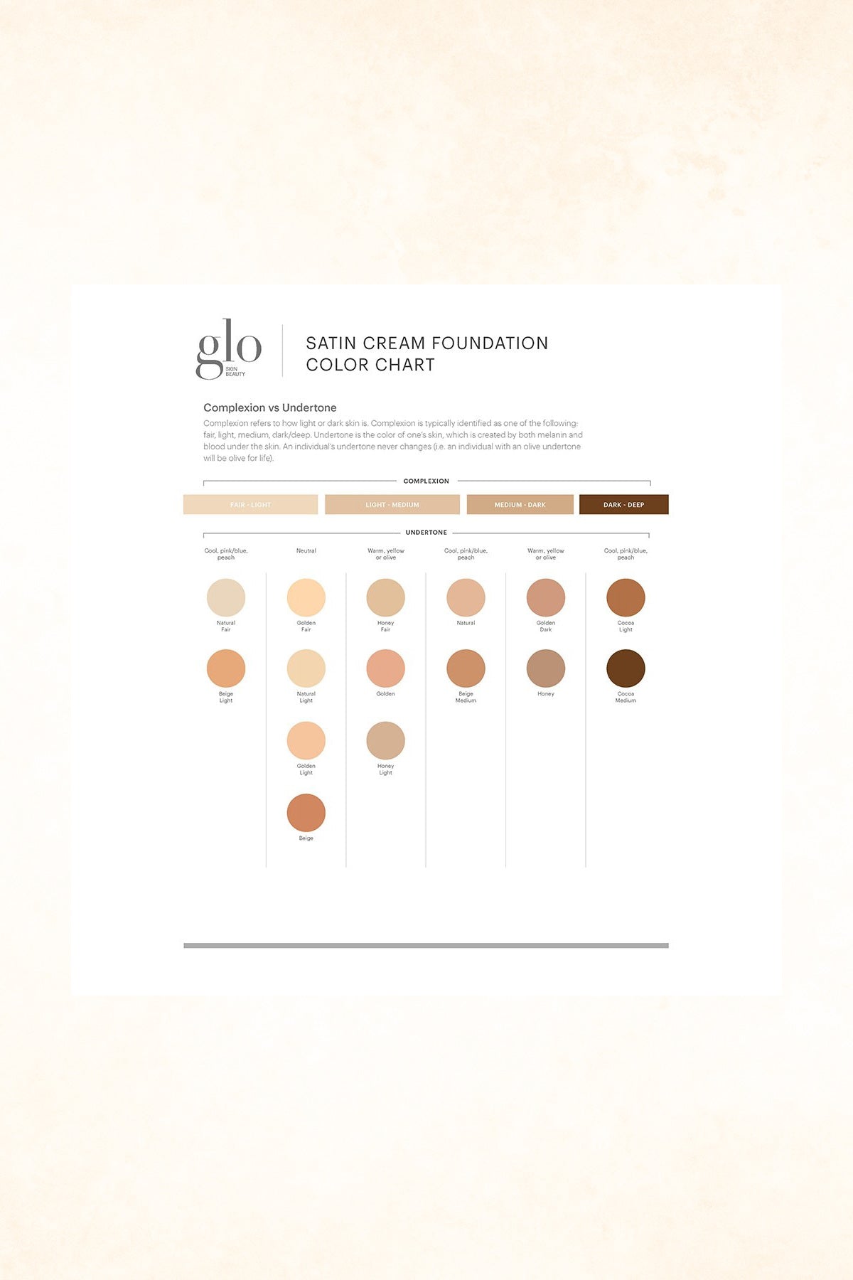 Glo Skin Beauty - Satin Cream Foundation - Natural Fair