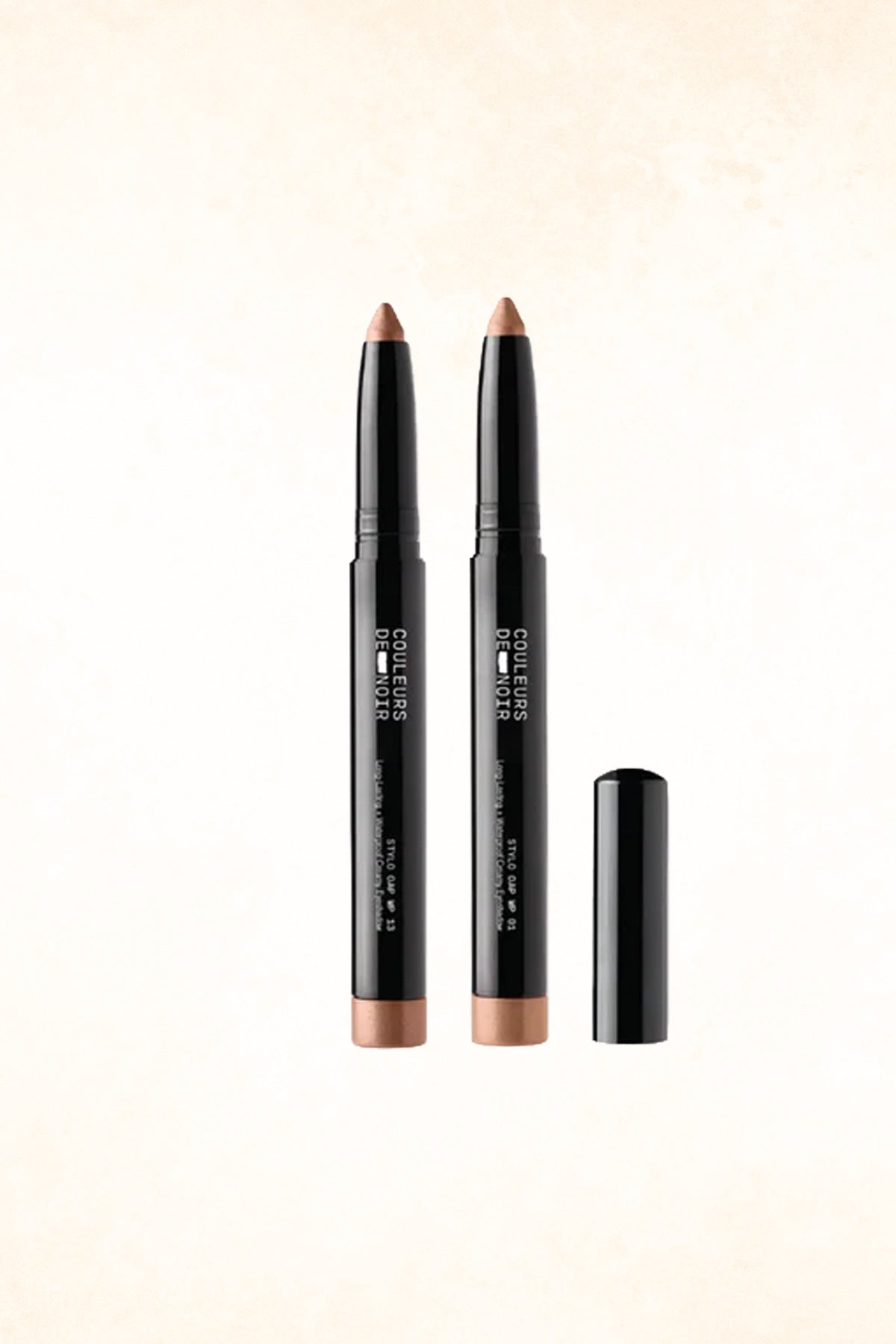 Couleurs de Noir - Eyeshadow Stick Shimmer Duo - Cinnamon Spice Duo