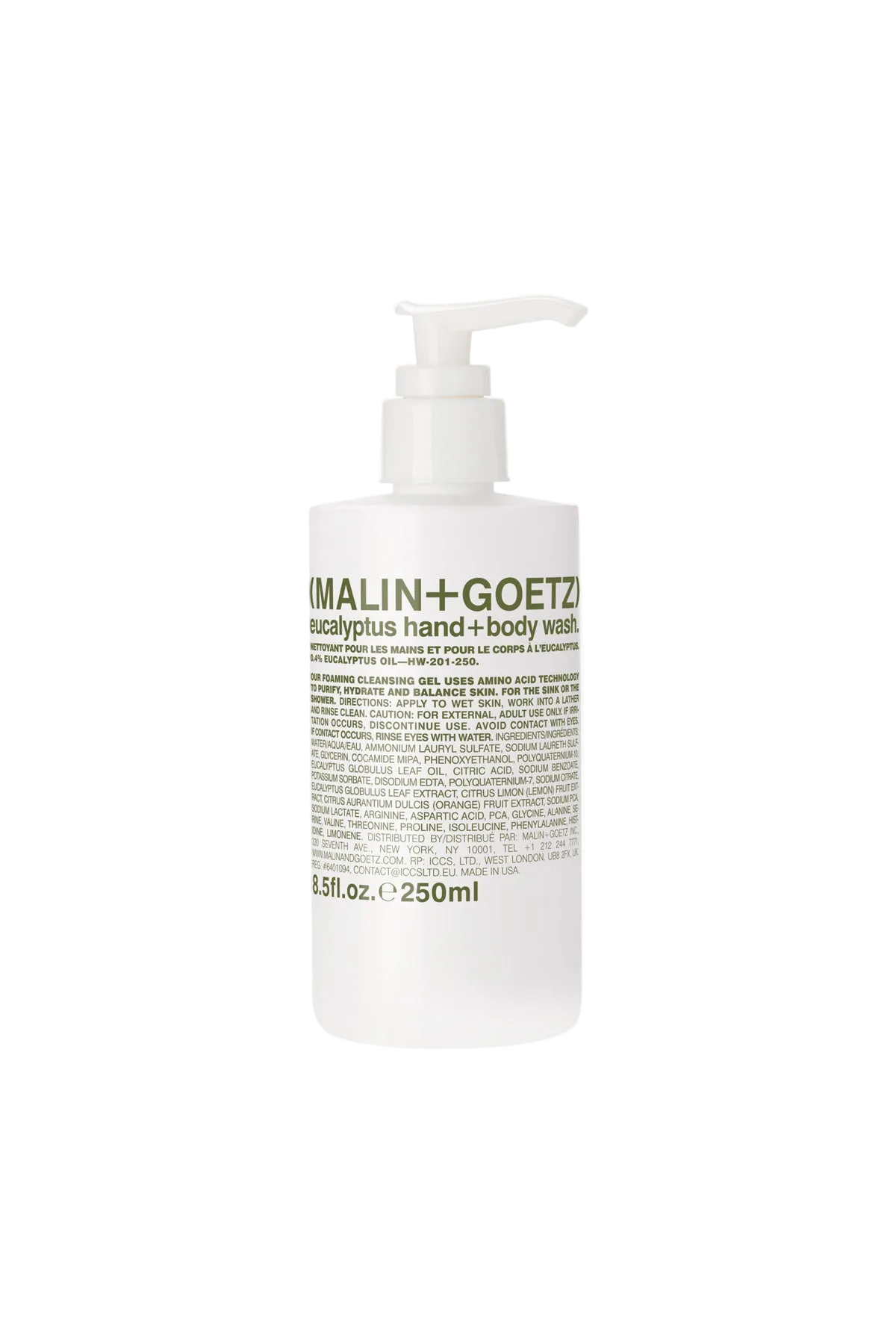 Malin+Goetz – Eucalyptus Hand + Body Wash 8,5 oz / 250 ml