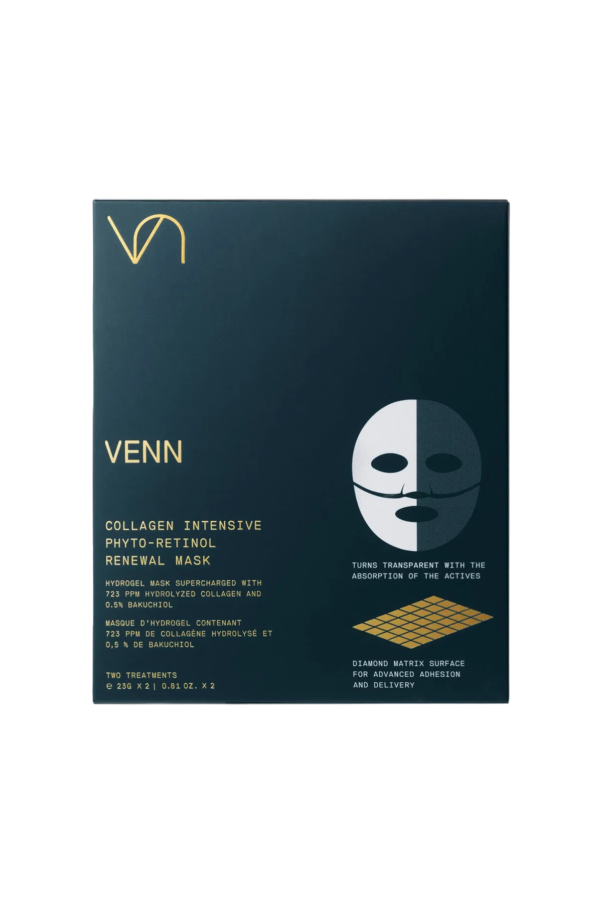 Venn - Collagen Intensive Phyto-Retinol Renewal Mask - 2 x 23 ml